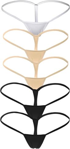 G-String Thongs for Women Sexy Womens Underwear Seamless Thongs Sexy Low Rise Briefs in Saudi Arabia
