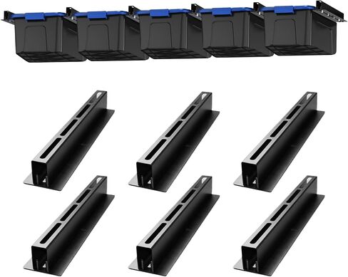 4 Packs Lumber Storage Rack, Lumber Rack Wall Mount, Heavy Duty Wood Storage Racks, 720 LB Sturdy Garage Wood Organizer with 2 Short Bars for Change, Orange Lumber Metal Racks in Saudi Arabia