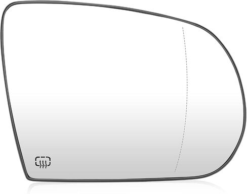 Passenger Right Side View Heated Mirror Glass Replacement for 2014-2019 Jeep Cherokee, 2017-2021 Jeep Compass, Replace 68228918AA 68228912AA 68228910AA in Kuwait