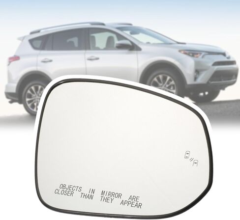 زجاج مرآة جانبية للركاب مناسب لـ Rav4 2016-2023 Tacoma 2016-2021، مرآة رؤية ساخنة يمينًا مع كشف البقع العمياء in Kuwait