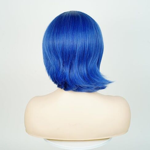 شعر مستعار نسائي قصير أخضر ساطع، زي لحفلات الهالوين (أخضر) in Kuwait