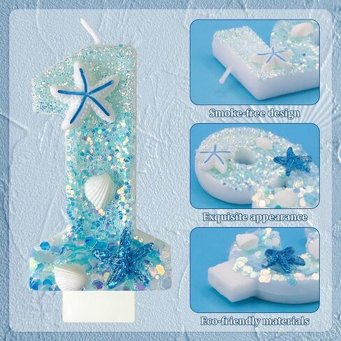 Zlongron Number 2 Candle, Handmade Birthday Number Candles, Birthday Cake Topper is Very Suitable for Birthdays, Theme Parties, and Anniversary Decorations in Saudi Arabia