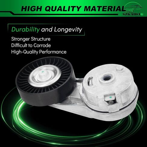 مجموعة شداد الحزام مع بكرة لـ: -Chevy Malibu 2004-2012 2.2L 2.4L Equinox 2010-2017 2.4L لـ: -GMC Terrain 2010-2014 2.4L لـ: -Buick Verano 2012-2017 2.4L OE # 38177 24430296 in Saudi Arabia