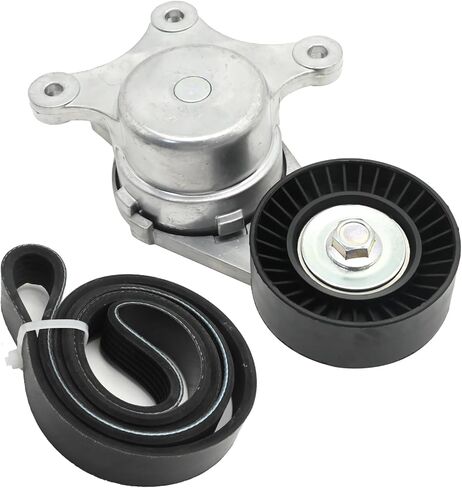 طقم شداد حزام محرك BT4Z6B209B لاستبدال Ford Explorer 3.5L V6 2011 2012 2013 2014 2015 2016 2017 2018 2019 لاستبدال Ford Edge 3.7L V6 2011 2012 2013 2014 استبدال 6PK1140 in Saudi Arabia