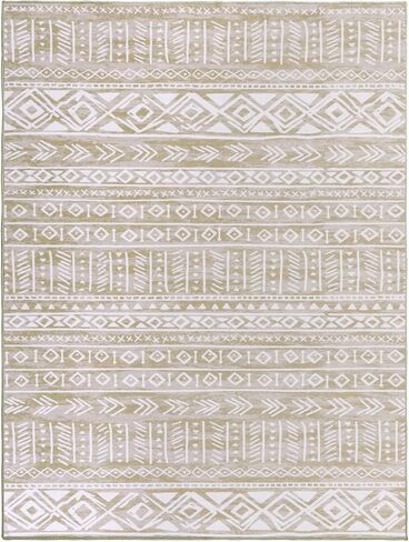 MABOZOO Modern Area Rug, 10' x 14' Stain Resistant Bohemian Living Room Rug, Soft Faux Wool Geometric Area Rug Boho Carpet for Bedroom, Living Room, Kitchen, Dining Room(Camel) in Saudi Arabia