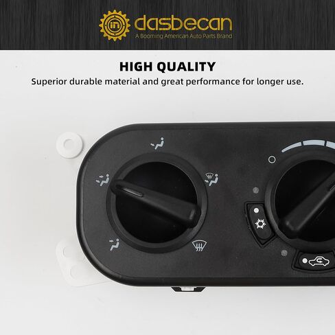 وحدة لوحة تبديل سخان تكييف الهواء من Dasbecan 55111840AE متوافقة مع 2007 2008 2009 2010 Jeep Wrangler JK، لوحة تبديل وحدة التحكم في المناخ لتكييف الهواء تحل محل 55111840AB، 55111840AD in Saudi Arabia