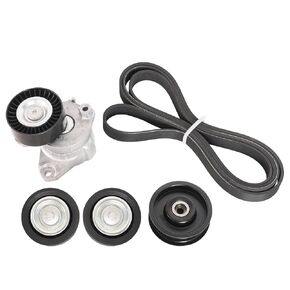 Belt Tensioner and Idler Pulley & Serpentine Belt Kit,fits for Mercedes-Benz GLK350 E550 E350 CLK350 GL450 GL550 SLK300 C280 CLS550 S550 SL550 R350,06-11# 2722000270 2722021019 2722021419 6PK2405