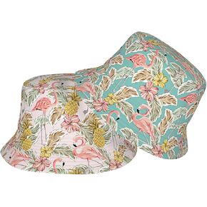 Double-Side-Wear Bucket Hats for Unisex Men Women Kids Fashion Sun Cap Reversible Fisherman Hat Packable Headwear Summer Hat
