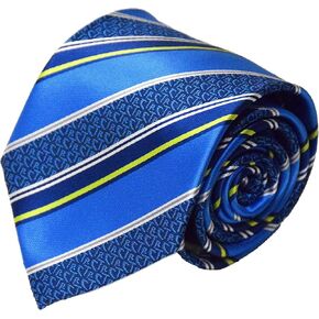 Lifebeats CTR Choose the Right Adult Stripe Blue and Blue Microfiber Necktie by Ringmasters