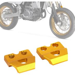 Dirt Bike Brake Line Clamp Hose Holder CNC for DRZ400SM 04-22 RMZ250 RMZ450 04-19 RMX450Z 10-19 RM85 02-17 RM125 RM250 01-13 Gold