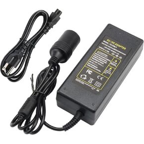 110-220V 12V AC DC Power Adapter Charger Converter Car Cigarette Lighter Socket Car Vacuums Air Compressor Tire Inflator AC/DC Power Supply Adapter and Other 12V Devices Under 102W 8.5A