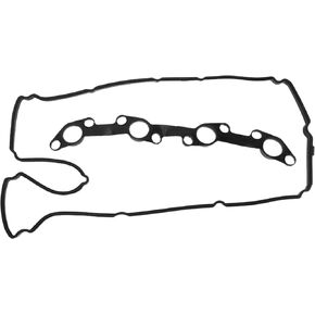 Valve Cover Gasket Kit Compatible for Toyota TACOMA 2.7L L4 2005-2020, Durable Rubber Black Cylinder Head Valve Seal Gasket with Spark Plug Seals