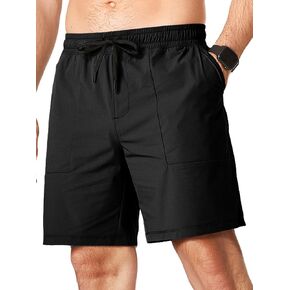 JMIERR Men's Shorts Running Athletic Shorts Waterproof Quick Dry 7" Gym Workout Breathable Shorts