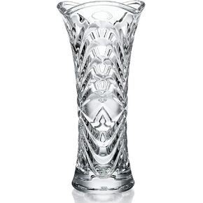 Transparent Glass Vase for Flowers -6.5inch Crystal Flower Vase for Centerpieces Home Decor