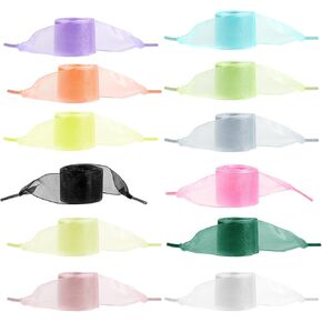 Molain 12 Pairs Shoe Laces for Women, Soft Silk Satin Shoelaces Snow Yarn Shoestrings for Sneakers Casual Canvas Shoes Boots