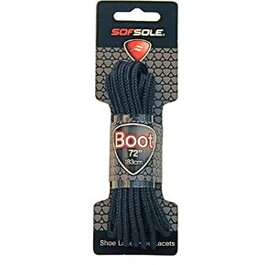 Sof Sole Military Round Boot Lace Black 72"