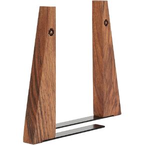 TILISMA Walnut Bookends for Shelves | Wood Book Ends for Heavy Books | Handmade Wooden Bookend for Shelf | Decorative Book End Heavy Duty | Modern Book Separator Stopper | Gifts for Readers (Pair)