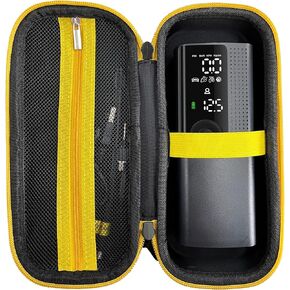 حقيبة حقيبة متوافقة مع ضاغط الهواء المحمول، منفاخ إطارات ضاغط الهواء 120 رطل لكل بوصة مربعة، حامل تخزين نفخ الإطارات المحمول لكابل USB، بيت الهواء، الموصل والملحقات (الجراب فقط) in Kuwait