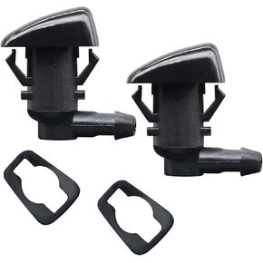 Windshield Washer Nozzle Aftermarket Replacement Accessory Fit for 07-11 Ford Edge,07-10 Lincoln MKX Base Sport Premium Sport, 08-11 Ford Focus. OEM #: 8S4Z-17603AA 7T4Z-17603-A. (2pcs)