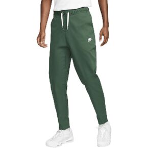 Nike Club Men's Woven Tapered Leg Pants (DX0623-323, Fir/White)