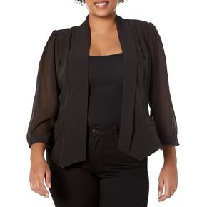 City Chic Women's Plus Size JKT Drapey Blazer