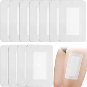Breathable Island Dressing Bordered Gauze 4"x6" Adhesive Incision Bandages with Non-Stick Pad for Back Knee Replacement Elbow Abdominal Surgery Wound Care Patches Injury Cuts (Pack of 20)