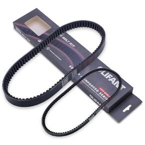 Clutch & Starter Generator Drive Belt for Club Car DS 1997-up, Club Car Precedent 2004-up Gas Golf Cart 101916701 1016203