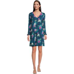 Tommy Bahama Women's Long Sleeve Knit Sleep Dress