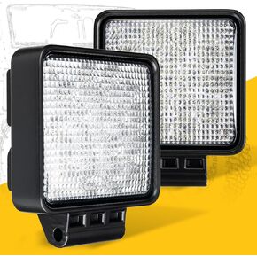 Hillsking Led Round pods Light,DC 9-36V Off Road Lights,Super Bright Round Off Road Driving Lights,Waterproof IP68 Truck Lights for Fog Roof Bar Bumper ATV UTV Motocycle Tractor pod Lights (4.5inc)