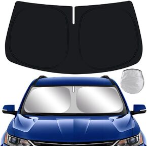 Car Sun Shade for Chevrolet Chevy Traverse 2018 2019 2020 2021 2022 2023 2024 Auto Interior Accessories Foldable Sunshade Windshield Visor Cooler Protector Front Windows Cover Shield