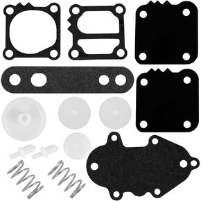 857005A1 Fuel Pump Diaphragm Kit, Fit for Mercury Mariner and Force Outboard Engines Check Valve, Replaces 21-43990A10 18-7817