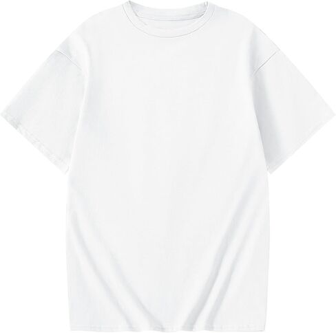 Girl's Letter Print Graphic T Shirts Short Sleeve Cute Shirts Oversized Loose Tee Summer Tops in Kuwait