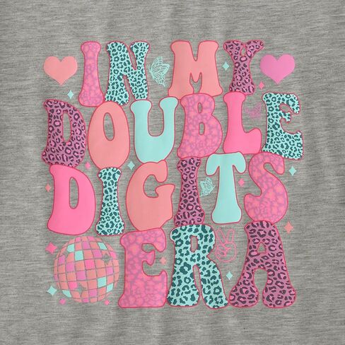 in My Double Digits Era Birthday Girl Shirt 10 Year Old Birthday Tshirt 10th Birthday Outfit Ten Bday Party Tee Top in Kuwait