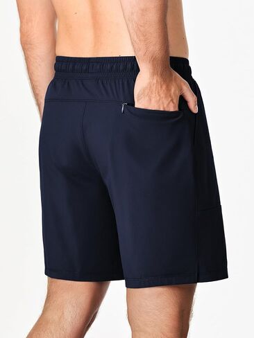 JMIERR Men's Shorts Running Athletic Shorts Waterproof Quick Dry 7" Gym Workout Breathable Shorts in Saudi Arabia