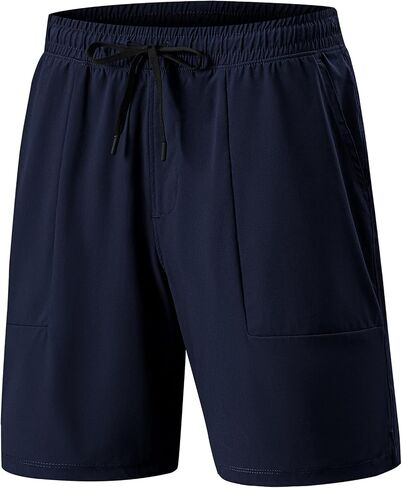 JMIERR Men's Shorts Running Athletic Shorts Waterproof Quick Dry 7" Gym Workout Breathable Shorts in Saudi Arabia