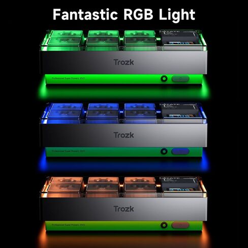 شريط طاقة واقي من زيادة التيار، 6 منافذ مع منفذي USB A ومنفذي USB C لأجهزة متعددة، شاشة رقمية ملونة، شحن توصيل الطاقة بقدرة 65 وات للمنزل والمكتب والسكن الأساسي (أخضر) in Kuwait