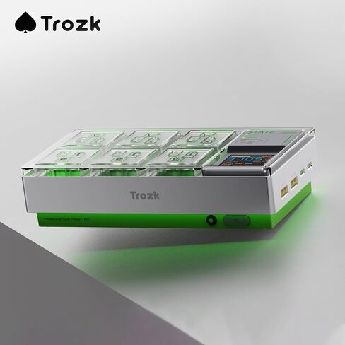 شريط طاقة واقي من زيادة التيار، 6 منافذ مع منفذي USB A ومنفذي USB C لأجهزة متعددة، شاشة رقمية ملونة، شحن توصيل الطاقة بقدرة 65 وات للمنزل والمكتب والسكن الأساسي (أخضر) in Kuwait