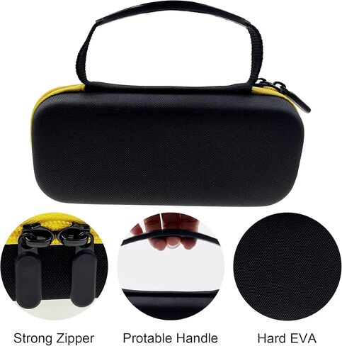 حقيبة حقيبة متوافقة مع ضاغط الهواء المحمول، منفاخ إطارات ضاغط الهواء 120 رطل لكل بوصة مربعة، حامل تخزين نفخ الإطارات المحمول لكابل USB، بيت الهواء، الموصل والملحقات (الجراب فقط) in Kuwait