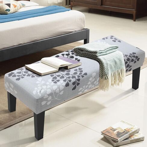 Dining Room Bench Covers, PU Leather Waterproof Upholstered Bench Slipcover, Removable Washable Bench Seat Protectors for Living Room, Bedroom, Kitchen(PU Coffee) in Kuwait