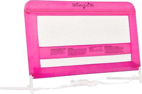 Dream On Me Lilibet Mesh Safety Bed Rail in Pink for Twin, Full and Queen Size Bed, Bed Rail for Toddler in Saudi Arabia