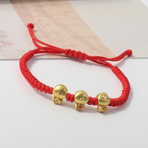 2025 New Year of Snake Red String Braided Bracelet Handwoven Adjustable 12 Zodiac Animal Snake Charm Bracelet Lucky Chinese Feng Shui Protection Rope Bracelets for Women New Year Jewelry Gifts in Saudi Arabia