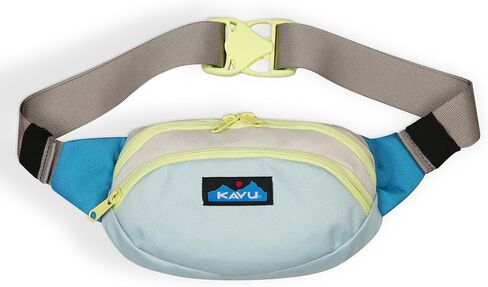 KAVU Spectator Belt Bag Polyester Hip Fanny Pack - Surf Block in Saudi Arabia