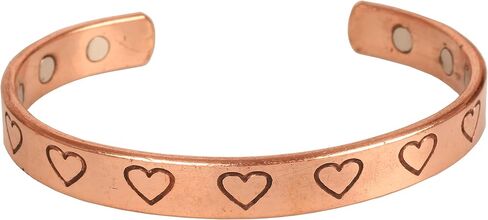 Touchstone Handcrafted Copper Bracelet Hand Forged with Solid and High Gauge Tibetan Style Engraved Cuff Jewelry For Women Men in Saudi Arabia