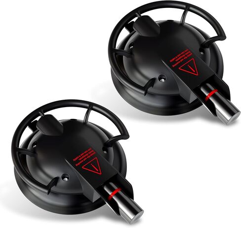 مرساة لأكواب الشفط التي يتم ضخها بالهواء مقاس 5.2 بوصة، حامل أكواب شفط عالي التحمل بقوة 220 رطلًا يستخدم لتأمين أقمشة التخييم في السيارة، والمظلات، وخيام التخييم على لوح التزلج، والمزيد من العناصر in Kuwait