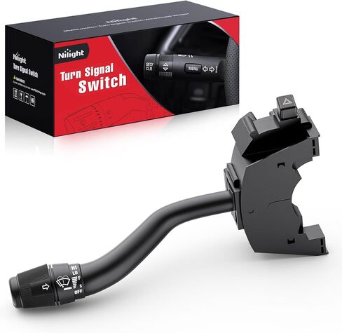 مفتاح إشارة الانعطاف Nilight متوافق مع 1992 1993 1994 1995 1996 1997 Ford F150 F250 F350 Aerostar F Super Duty 1992-1996 Ford Bronco 1992-1994 Ford F53 F59 مفتاح ممسحة الزجاج الأمامي in Saudi Arabia