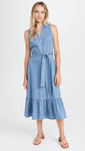 Women's Edwina Sleeveless Midi Dress in Kuwait