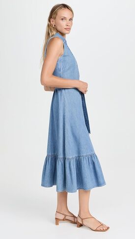 Women's Edwina Sleeveless Midi Dress in Kuwait
