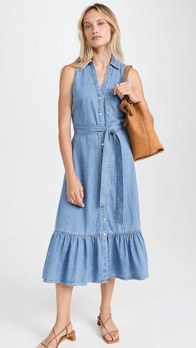 Women's Edwina Sleeveless Midi Dress in Kuwait