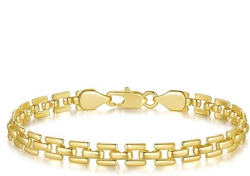 Gold Bracelet 14k Gold Bracelets for Women & Men Gold Bracelets for Women Non Tarnish Womens Gold Bracelets Jewelry Gifts 6.5'' 7'' 7.5'' 8'' 9'' in Saudi Arabia
