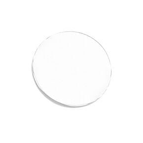 Watch Crystal Len Glass, 20mm Dia. 1mm Thicken, Sapphire Flat Round Face Crystals Replacement Lens Clear - (Applications: for Watchmaker Repair Electronic Mechanical Watches)